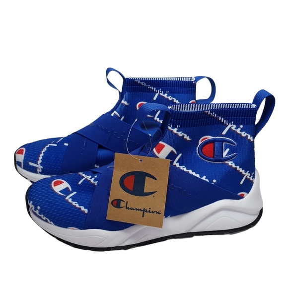 Champion Shoes | Champion Mens Rally Crossover Megascript Sneaker | Color: Blue/White | Size: 10 | Omararteaga737's Closet